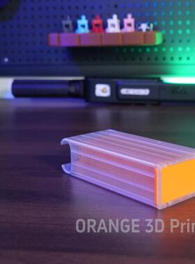 创意3D打印弹夹5号AA7号AAA电池收纳盒随身便携式手办模型