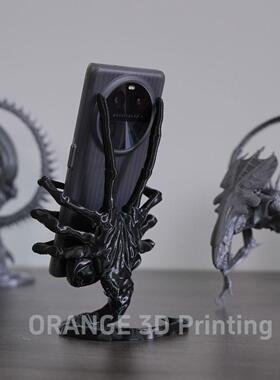 抱脸虫手机支架潮手办礼物摆件异形夺命舰潮玩创意3D打印异形手办