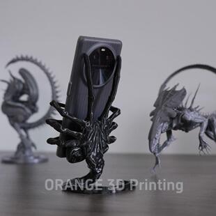 抱脸虫手机支架潮手办礼物摆件异形夺命舰潮玩创意3D打印异形手办
