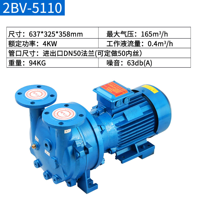 都格（Duge)2BV系列水环式真空泵工业用高真空水循环真空泵压缩2B