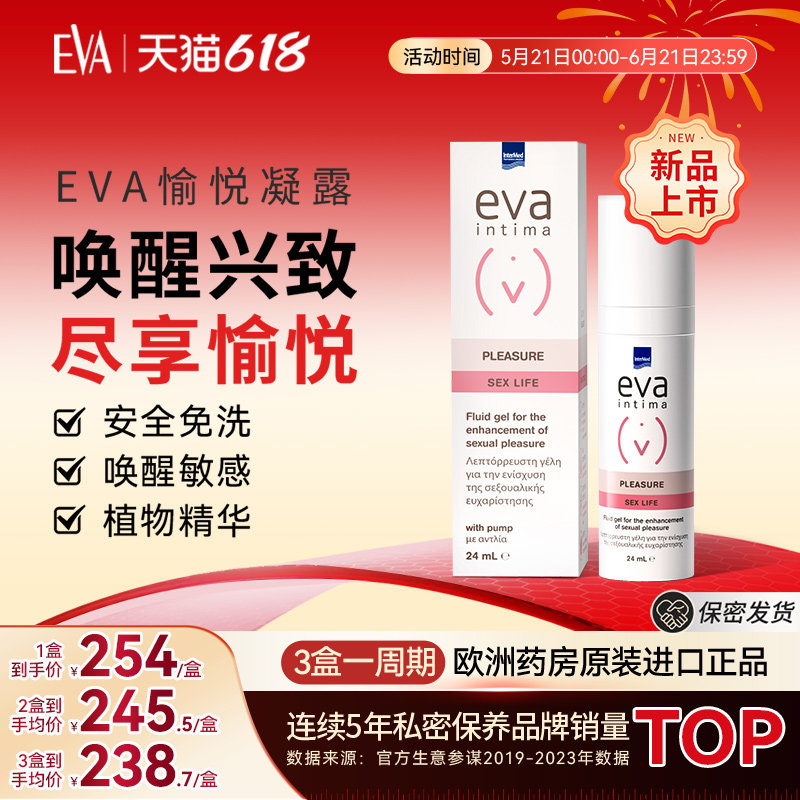 希腊进口EVA女性愉悦凝露私密水润保养护理敏感度提升滋润凝胶