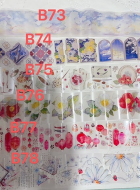 一物一拍B73-B96长度1米左右PET材质台产胶带