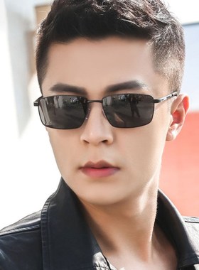 2023新款遮阳偏光太阳镜男士墨镜潮方形防紫外线强光开车专用眼镜