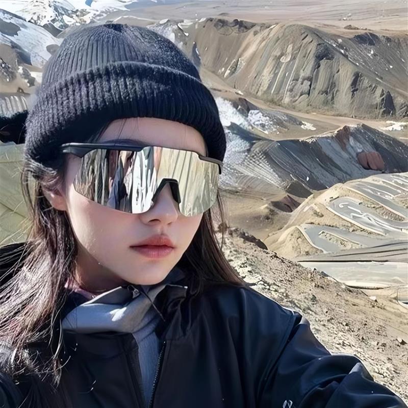 太阳镜男女户外滑雪登山自行车骑行眼镜雪地墨镜骑车防风沙防蚊虫