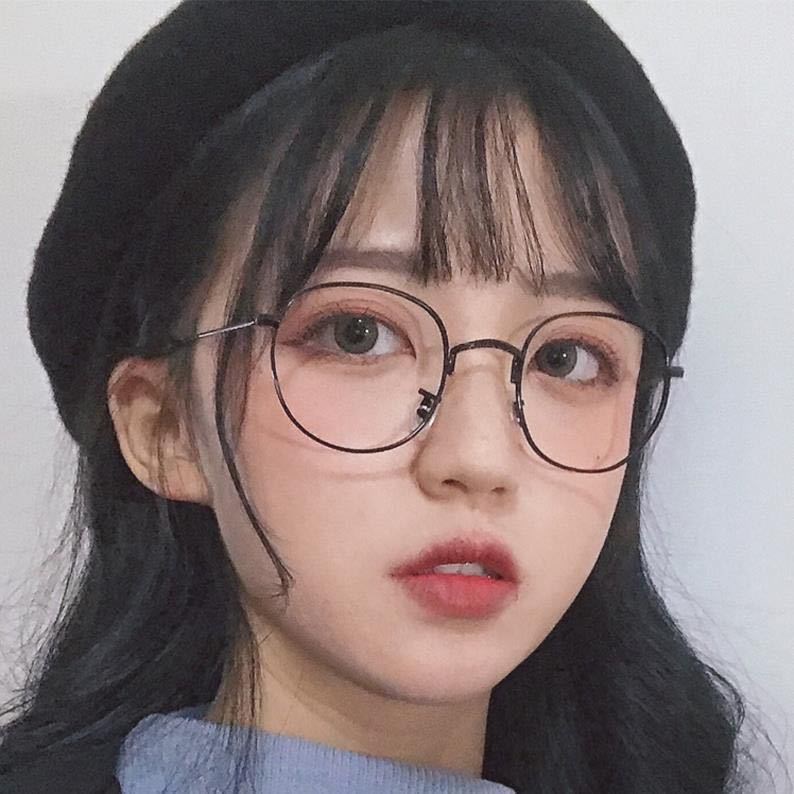网上配近视眼镜女韩版文艺复古男