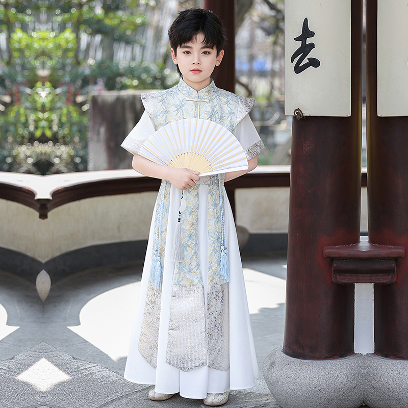 男童汉服夏季薄款短袖新款儿童