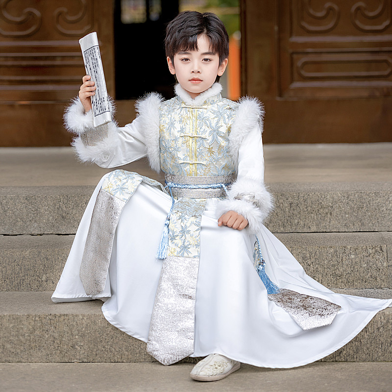 男童古装明制汉服服套装男孩秋冬季中国风儿童古风唐装演出服帅气,童装/婴儿装/亲子装,唐装,淘宝优惠券,粉丝福利购,淘宝优惠卷