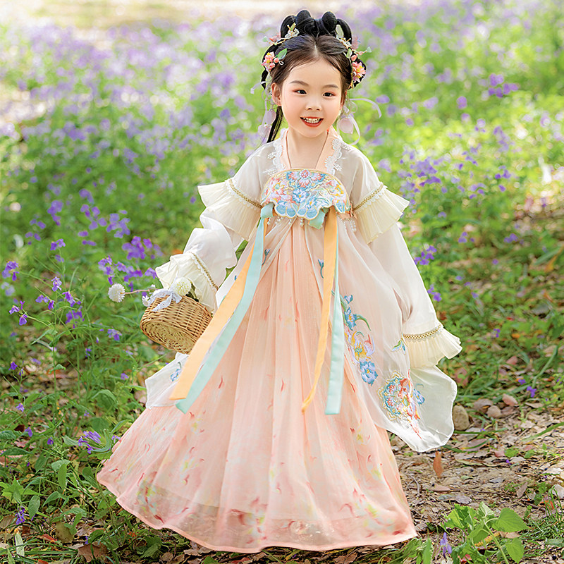 2026新款女童公主汉服夏薄款古装