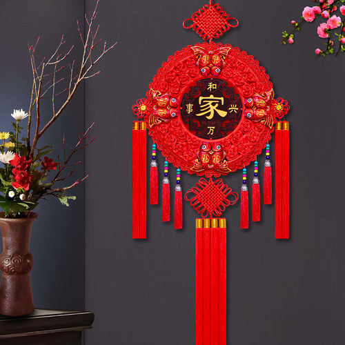 中国结挂件聚财福字挂饰