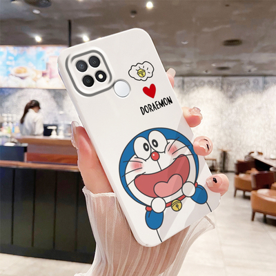 适用OPPOA35手机壳软硅胶新款文艺网红光面防摔男女高级感镜头全包情侣款