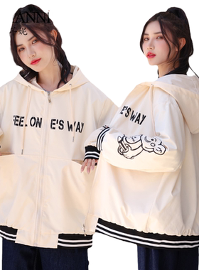 学院风棒球服秋季女韩版宽松
