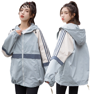 2024新款春秋装初高中学生外套女短款韩版宽松bf风棒球服休闲上衣