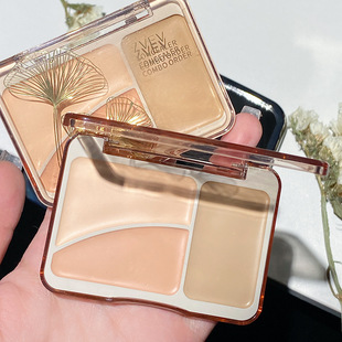 ZVEV柔焦遮瑕膏组合盘防水防汗易上色提亮肤色初学者黑眼圈调和遮