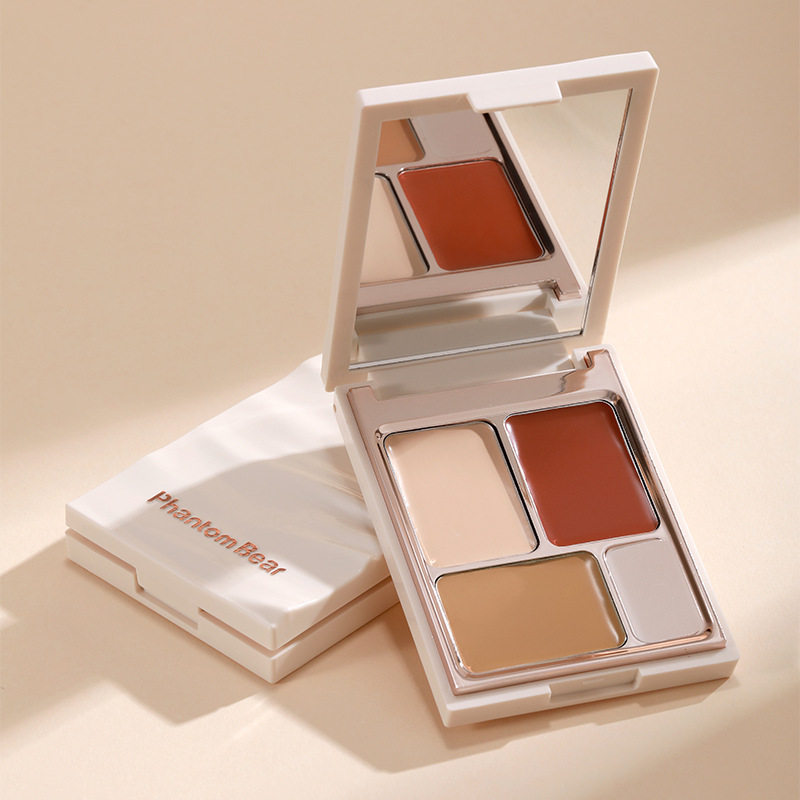 幻影小熊裸感调色遮瑕膏遮盖斑点痘印修容提亮轻薄服帖新手遮瑕膏