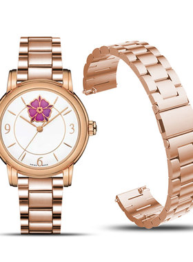 适配天梭表带 女1853韵驰心媛T050钢带T050210/T050207原装手表链