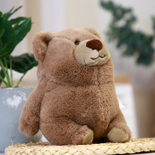 吾卢拉正版可爱熊熊毛绒公仔胖熊猫柔软安抚玩偶抱枕儿童生日礼物
