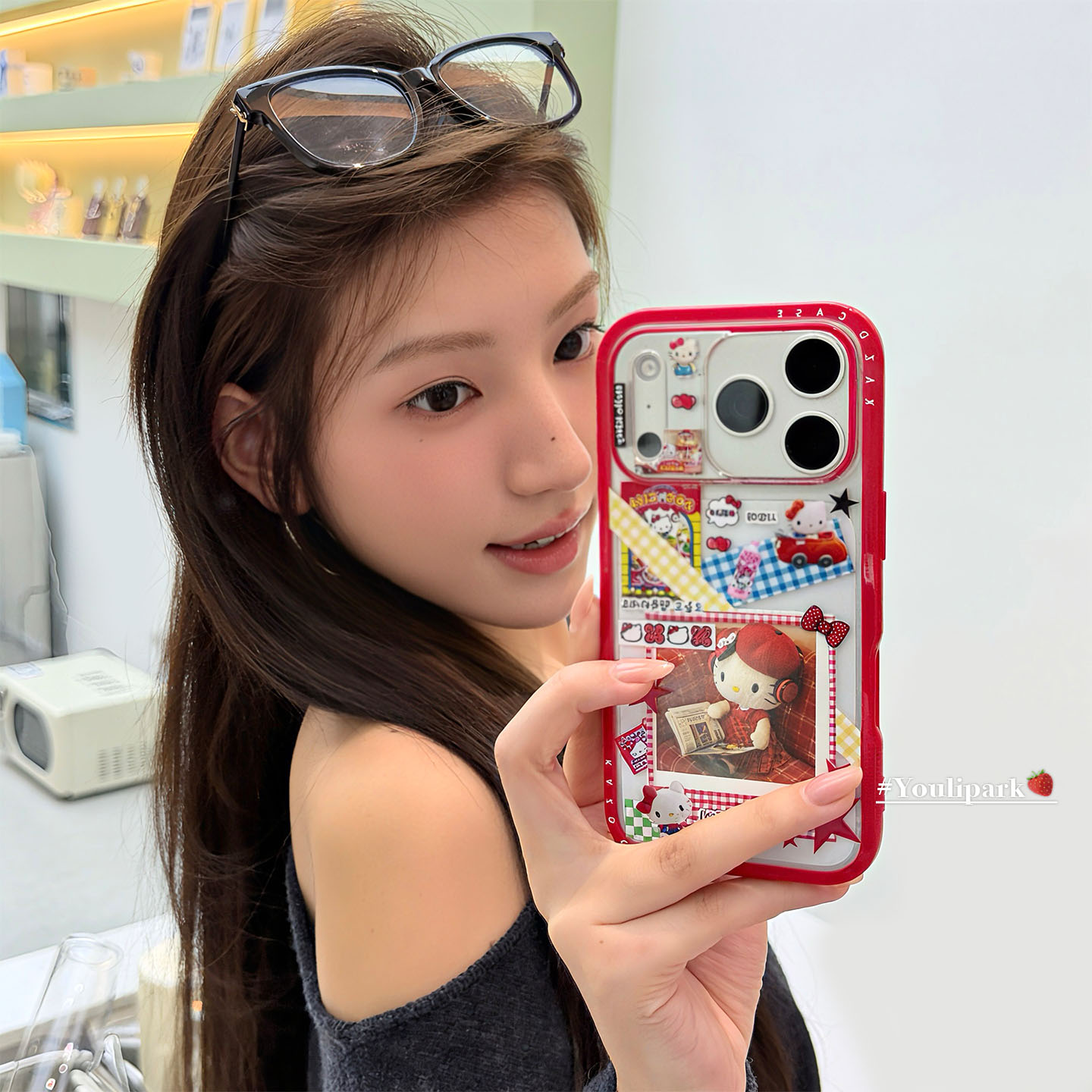 可爱米菲兔猫咪相片苹果手机壳女