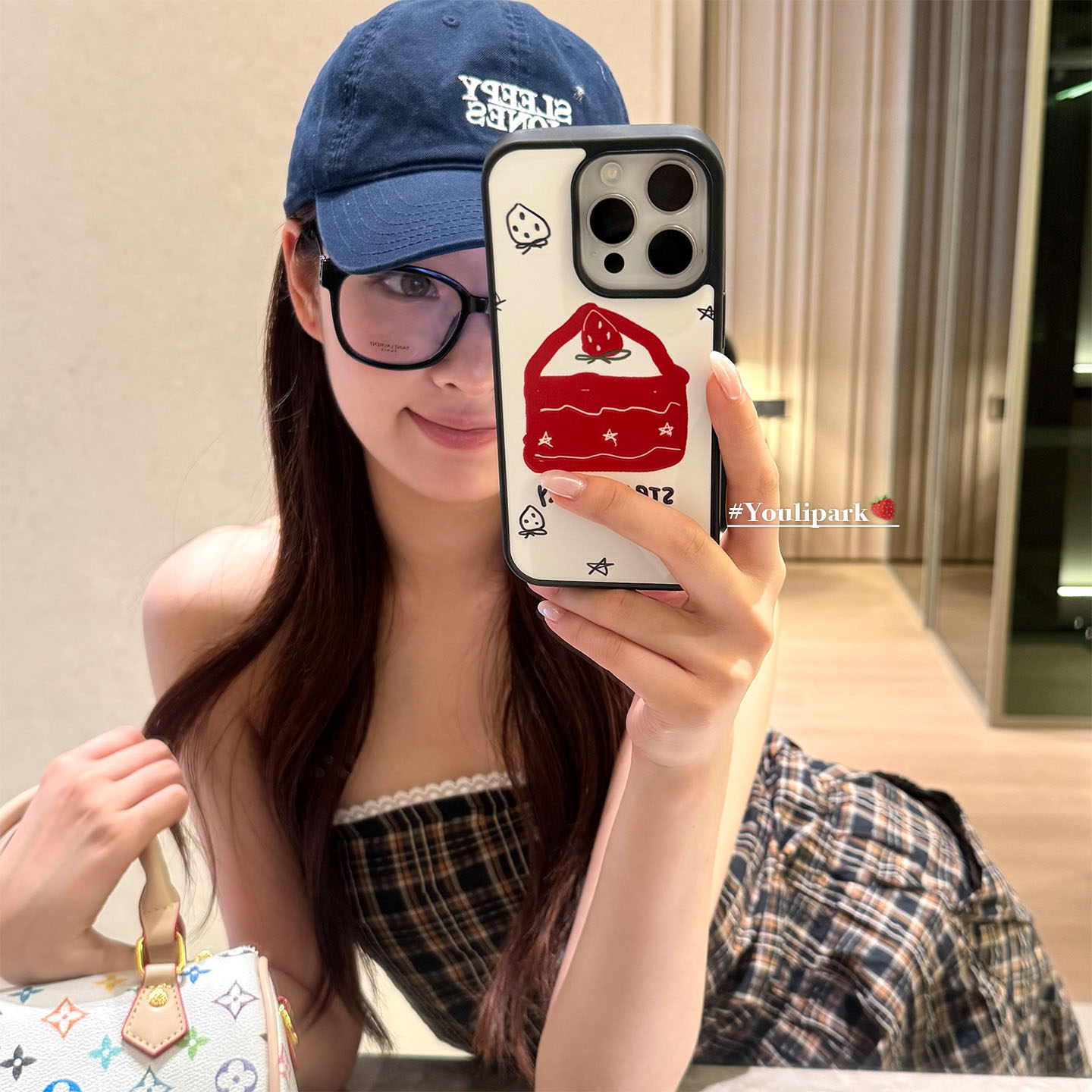 由里公园ins可爱趣味蛋糕水果小熊涂鸦15适用16pro苹果16ProMax手机壳iPhone16全包14新款14Promax保护套13女,3C数码配件,手机保护套/壳,淘宝优惠券,粉丝福利购,淘宝优惠卷