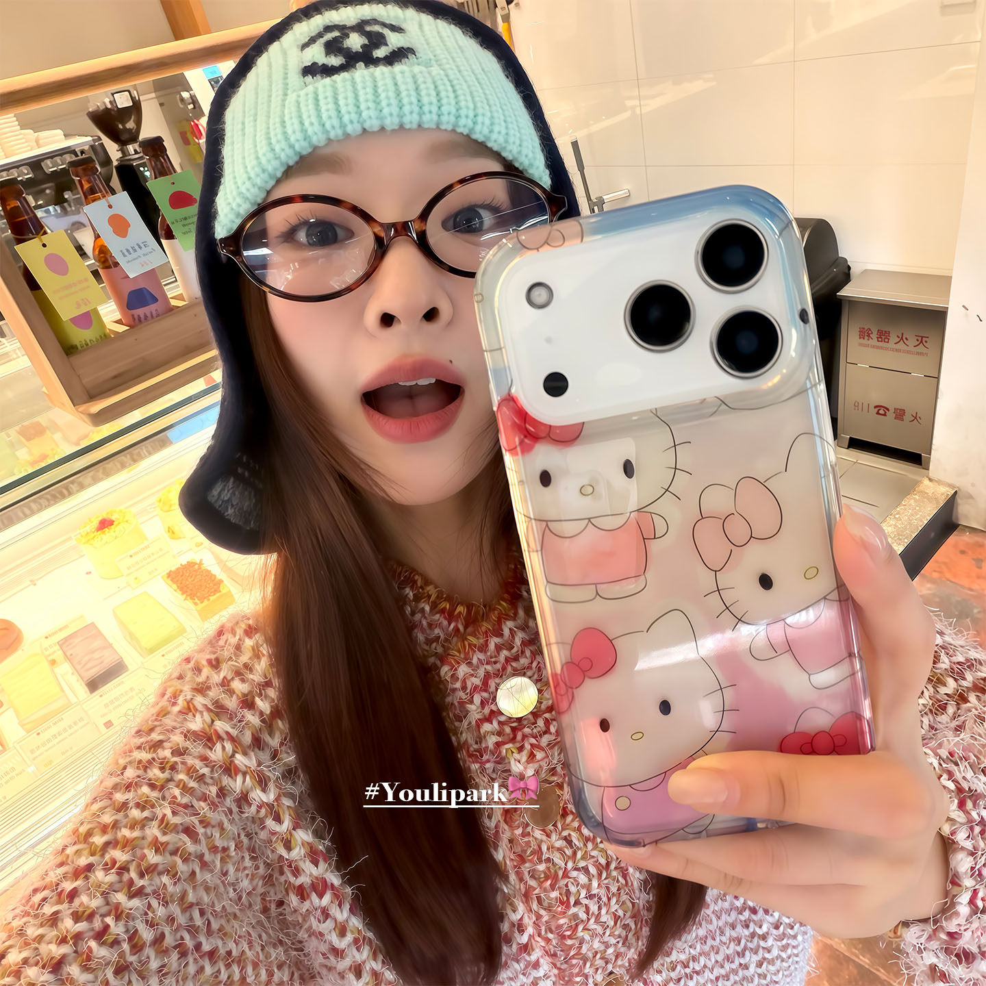 由里公园ins甜美少女心可爱透色晕染猫咪17适用17pro苹果17ProMax手机壳iPhone16全包14新款16Promax保护套13,3C数码配件,手机保护套/壳,淘宝优惠券,粉丝福利购,淘宝优惠卷