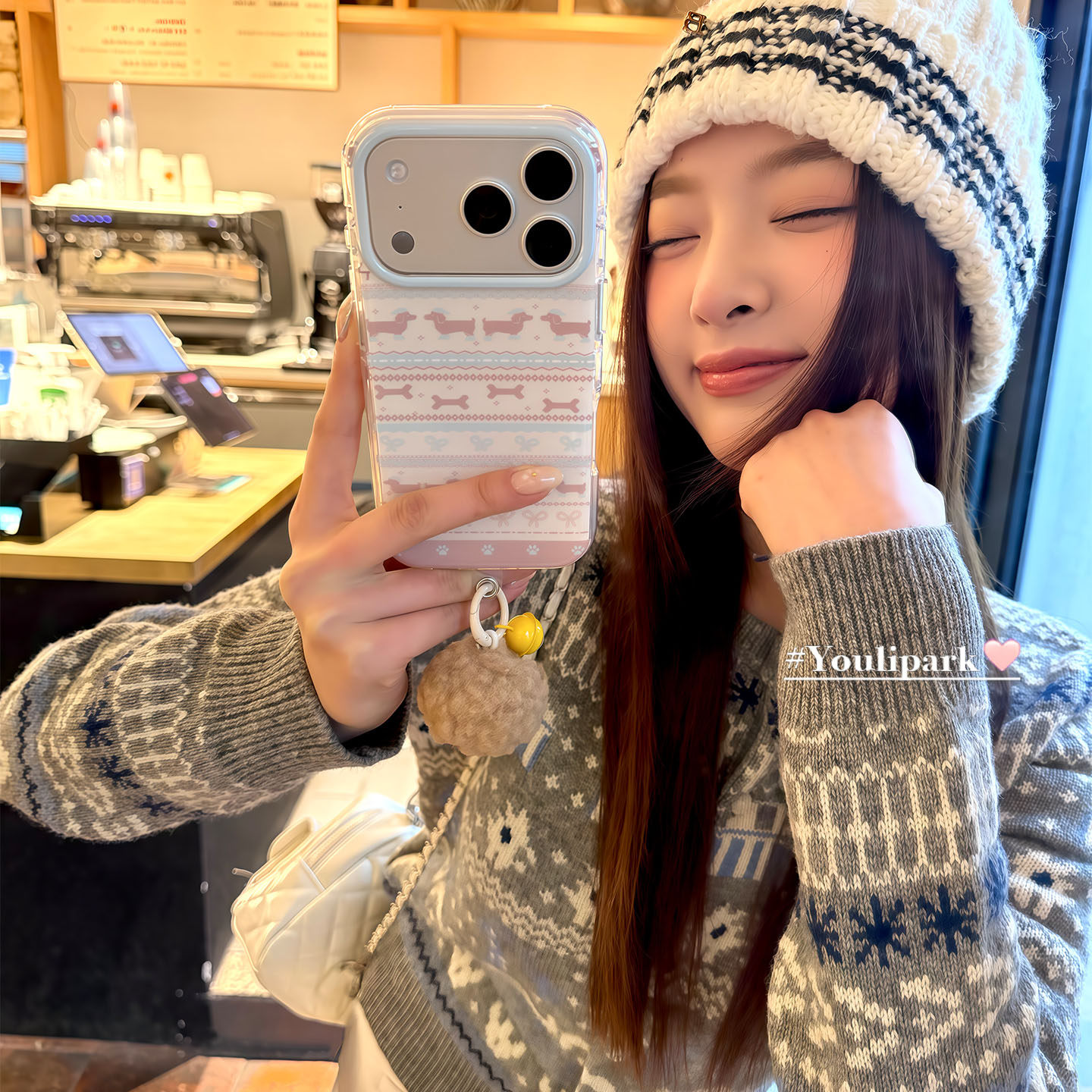 由里公园ins冬日可爱费尔岛蝴蝶结腊肠狗17适用17pro苹果17ProMax手机壳iPhone16全包14新款16Promax保护套女,3C数码配件,手机保护套/壳,淘宝优惠券,粉丝福利购,淘宝优惠卷