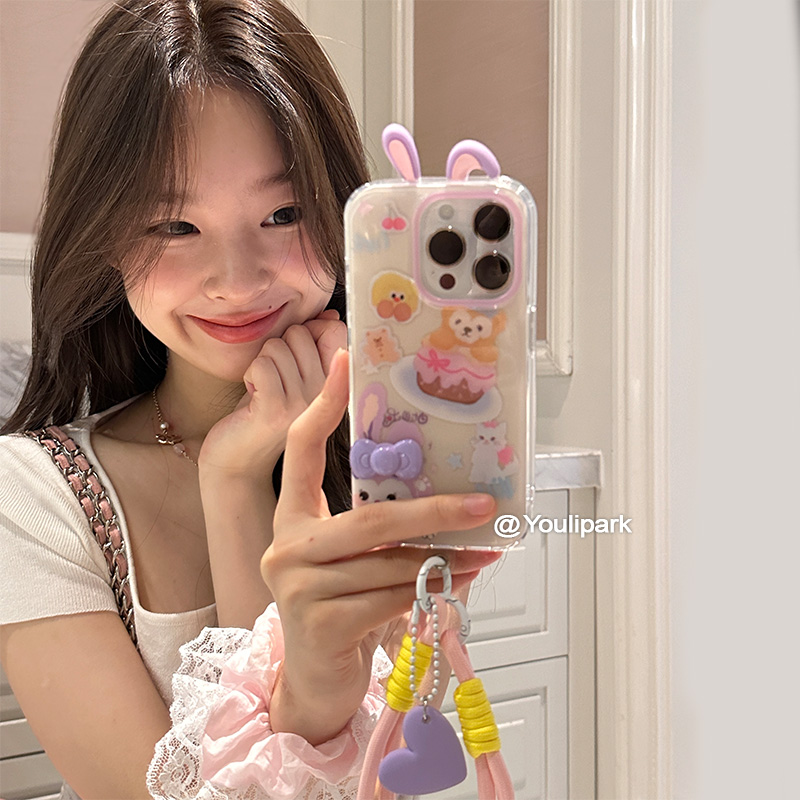 苹果手机壳软萌少女可爱动漫卡通