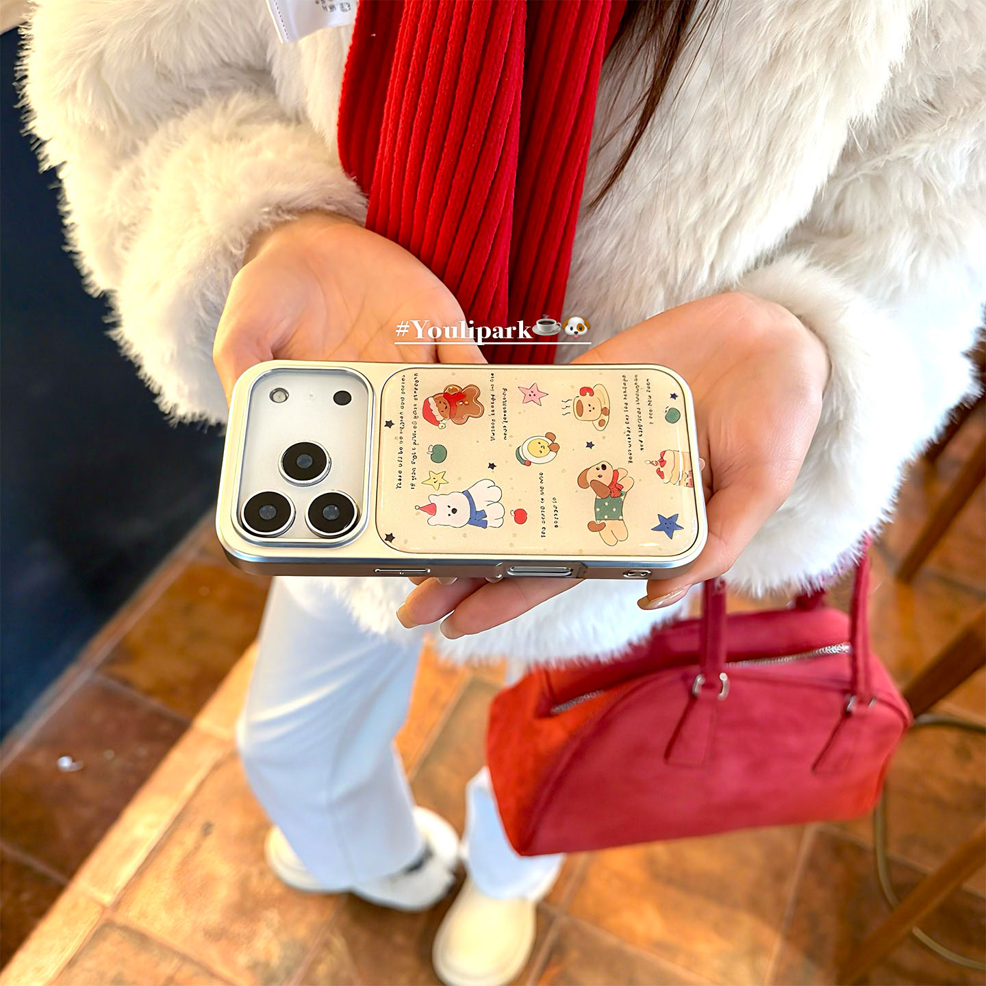 可爱涂鸦西高地姜饼人苹果手机壳