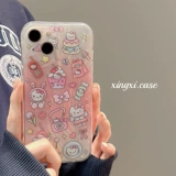 Hello kitty, apple, милый совместимый iPhone 14, чехол для телефона, силиконовый iPhone14 Pro, iPhone13 Pro, мультяшный защитный чехол, iphone, 13promax, защита при падении