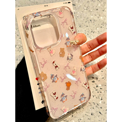 卡通可爱动物苹果16promax手机壳