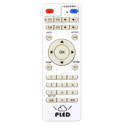 网络电视机顶盒遥控器华视tv