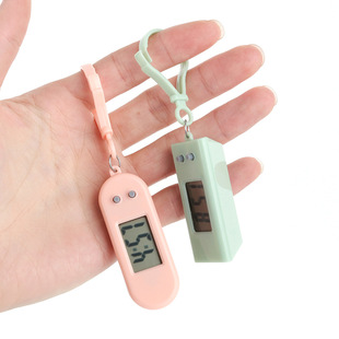 学生考试小挂表简约钥匙扣便携电子表显示时间日期迷你电子钟表