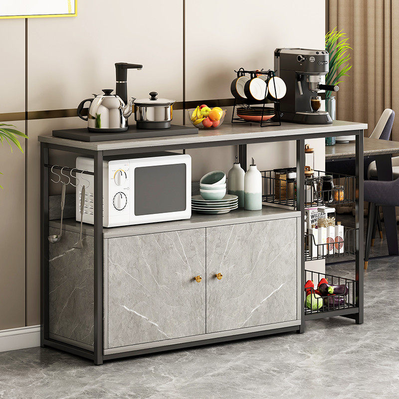 茶水柜置物架咖啡柜家用客厅靠墙办公室多功能矮款茶桌侧边茶水台