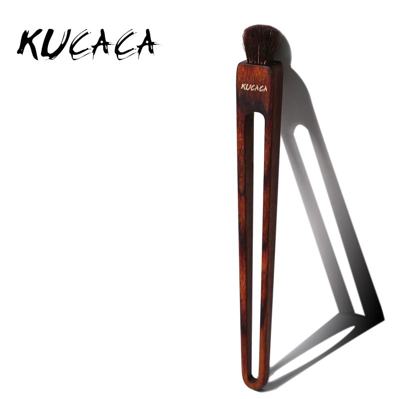 kucaca三角眼影化妆刷套刷动物毛鼻影刷便捷一支装超软设计款