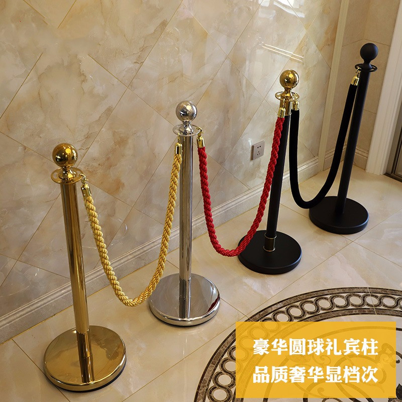 豪華禮賓桿掛繩銀行酒店護欄桿