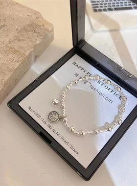 S925纯银-原创皮卡丘手串简约小众7.4g