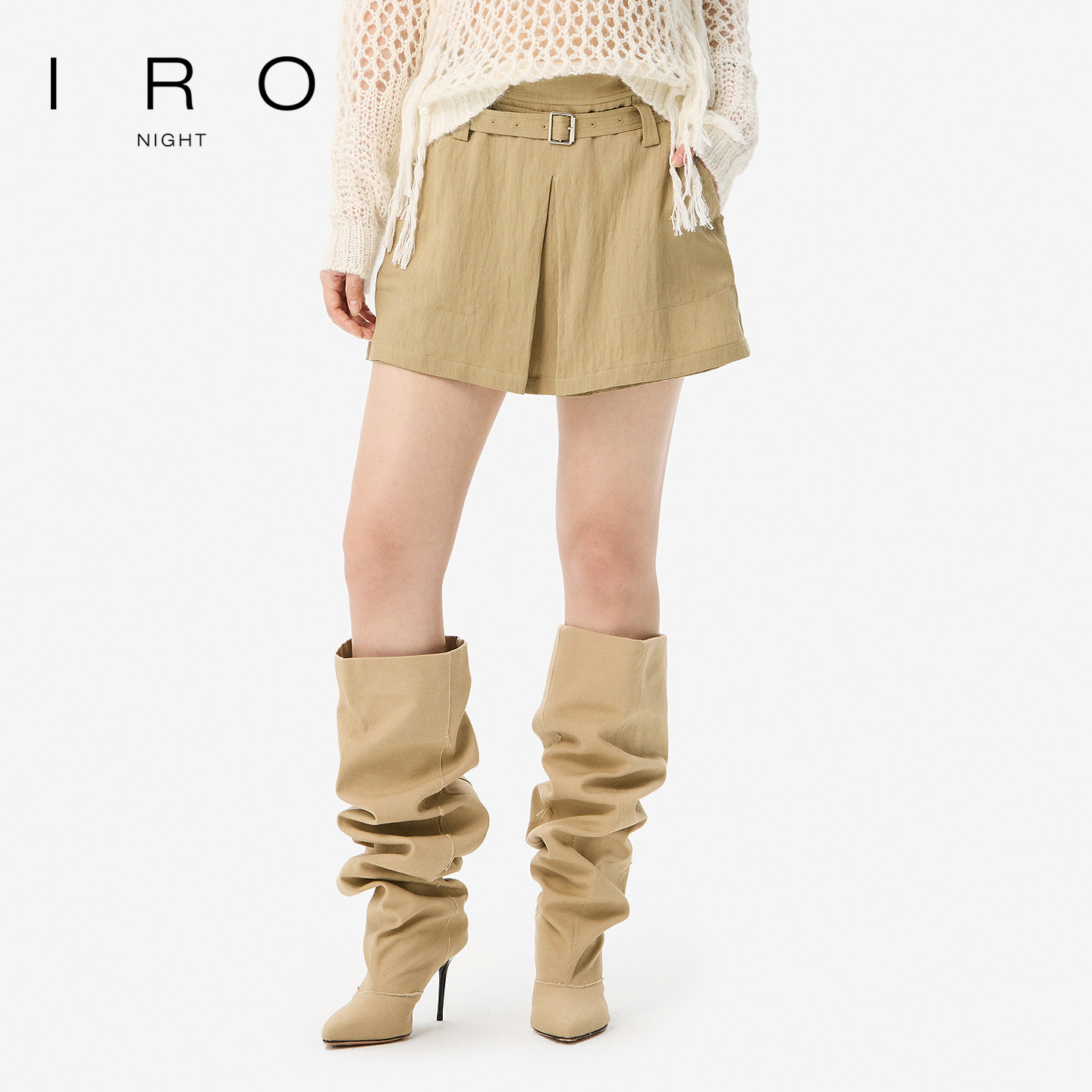 IRO Night 工装感短裤阔腿裙裤含莱赛尔法式轻奢26春季新款,女装/女士精品,短裤,淘宝优惠券,粉丝福利购,淘宝优惠卷