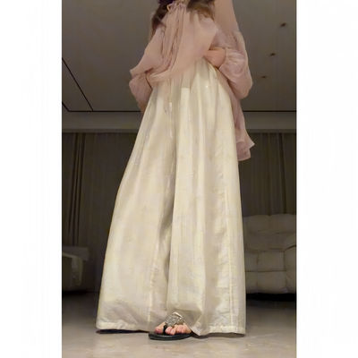 大码女装宽松时尚直筒裤子韩系慵懒松弛感2026夏装新款显瘦阔腿裤