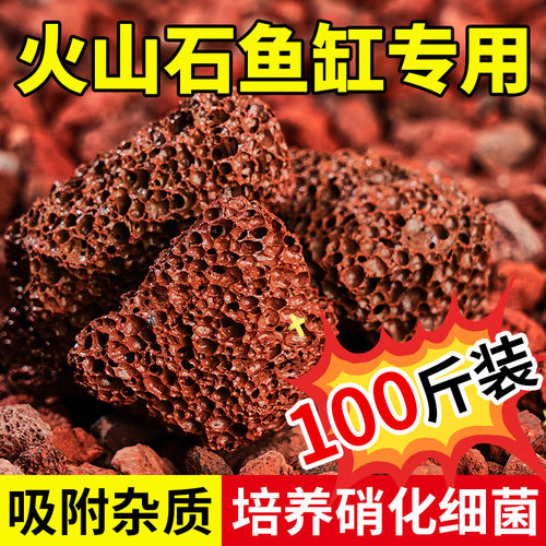 火山石生态造景水族垫底