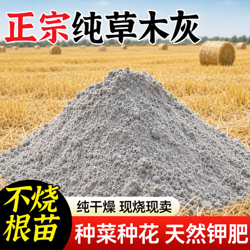 种菜用的草木灰正宗纯稻壳炭农家专用肥料蔬菜专用驱虫钾肥土