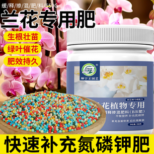 兰花肥料专用肥家用兰科植物魔肥君子兰蝴蝶兰通用有机缓释颗粒肥