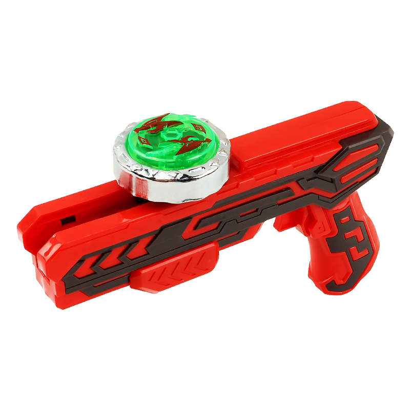 儿童陀螺枪玩具魔幻旋转合金陀螺手枪形发射器对战斗盘8男孩3-6岁