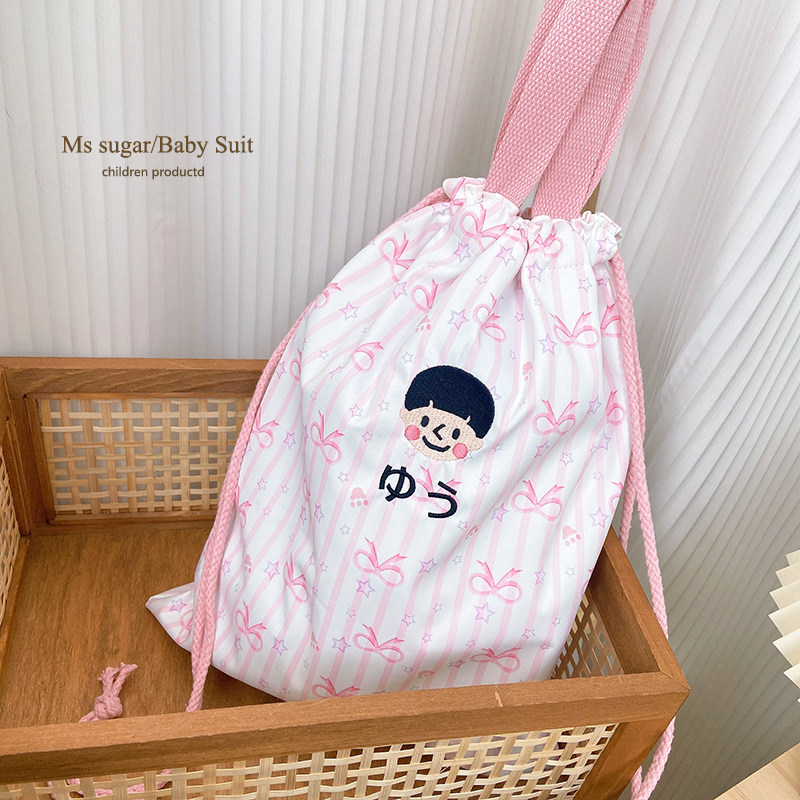 防水防泼袋子物品定制收纳袋旅行抽绳姓名订制拉绳幼儿园束口袋