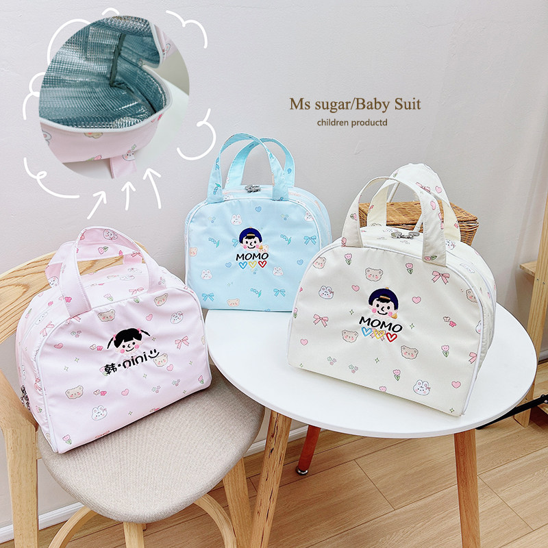 小学生饭盒包定制名字儿童防丢手提袋子保温铝箔上班族带饭便当袋,收纳整理,饭盒袋,淘宝优惠券,粉丝福利购,淘宝优惠卷