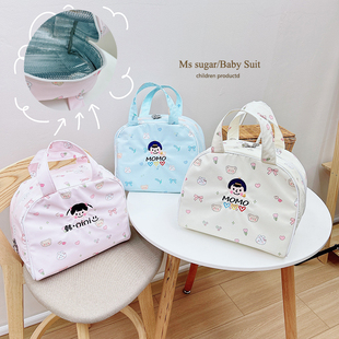 小学生饭盒包定制名字儿童防丢手提袋子保温铝箔上班族带饭便当袋