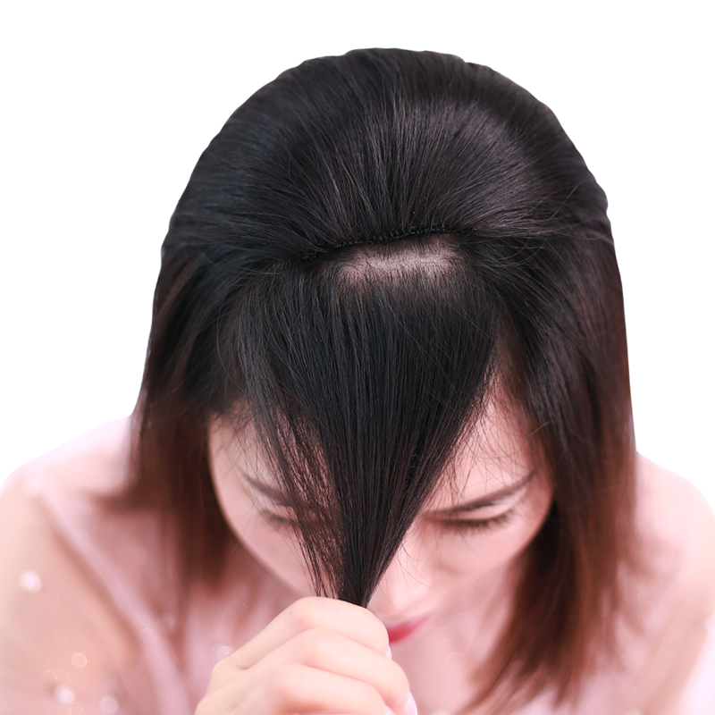真发头顶垫发片蓬松器假发片女无痕隐形逼真后脑勺垫发根增发量