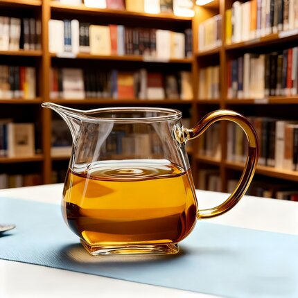 玻璃公道杯茶漏一体套装加厚耐热公杯茶海分茶器过滤功夫茶具