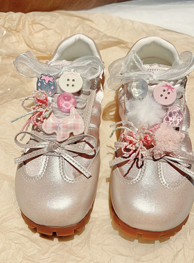 鞋带扣鞋花装饰纯爱芭蕾运动阿甘鞋女德训鞋装饰配饰换装配饰鞋扣