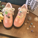 毛线小花鞋 饰爱心鞋 扣芭蕾珍珠蝴蝶结鞋 装 带扣 花德训鞋 韩国同款