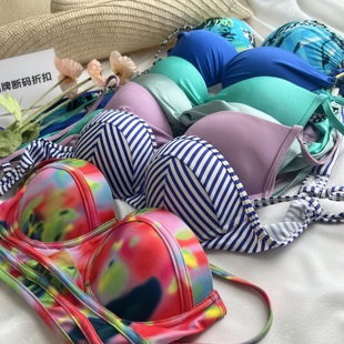 晕染渐变色比基尼bikini沙滩度假游泳装 性感时尚 折扣 品牌断码