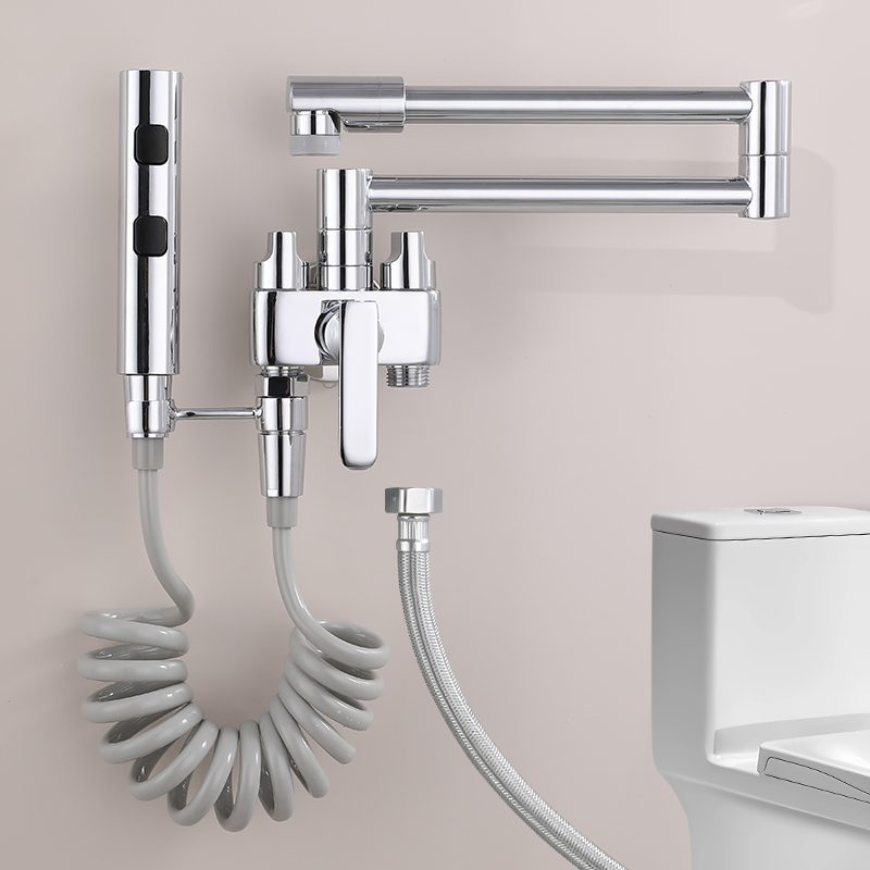全铜拖把池水龙头带喷枪