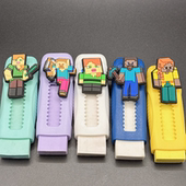 我 世界周边文具积木 世界橡皮擦小学生专用推拉橡皮卡通游戏我